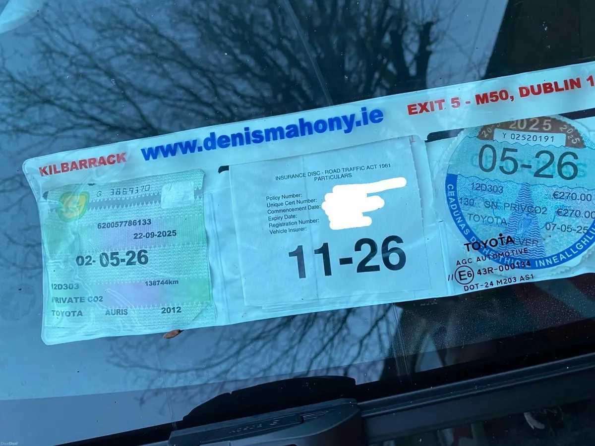 Toyota Auris 2012 auto low mileage - Image 2