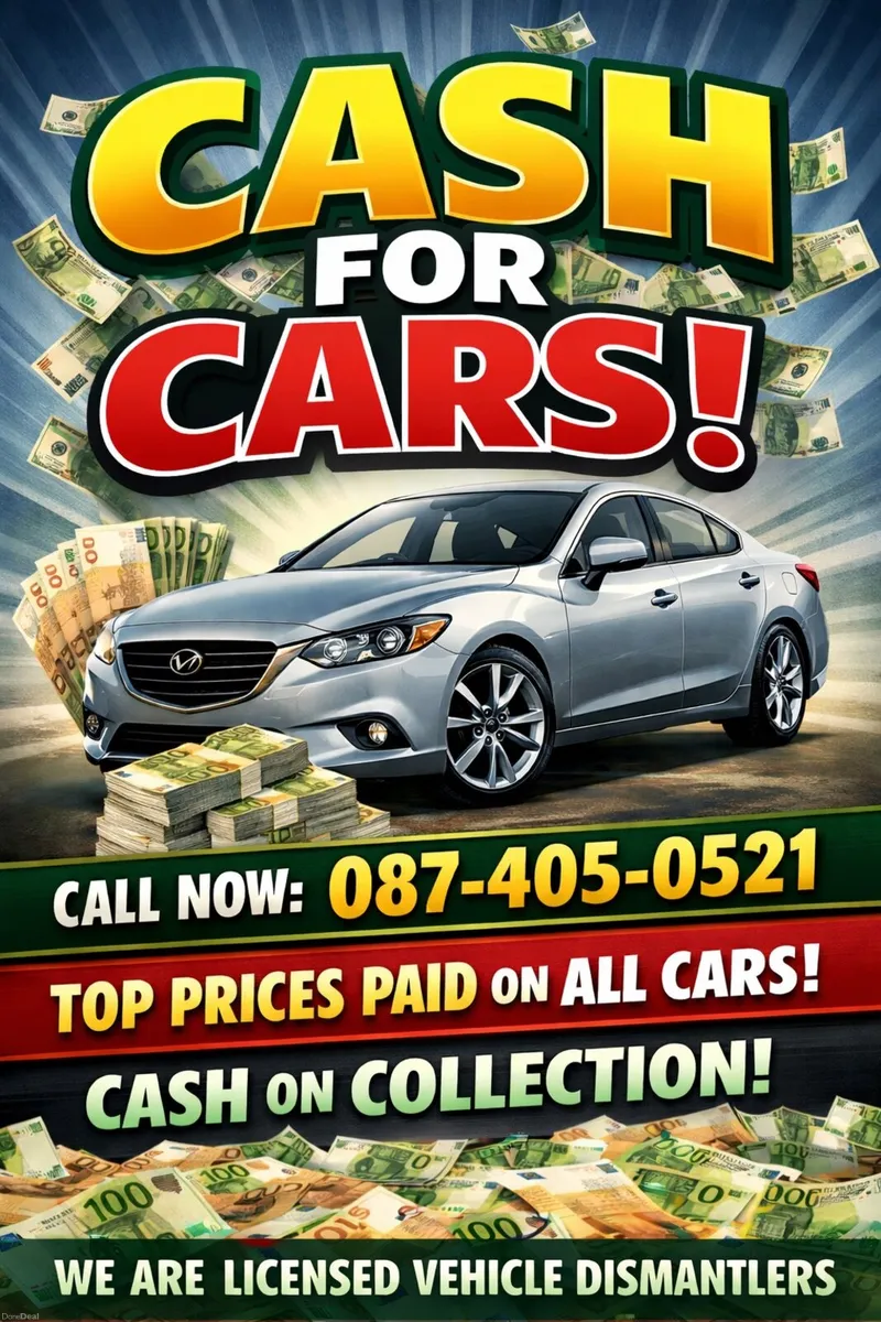 All types of vehicles wanted 💶💶