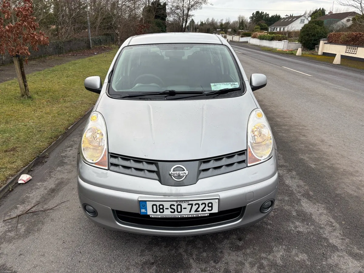 2008 Nissan Note 1.4Petrol NCT August 20,26 - Image 3
