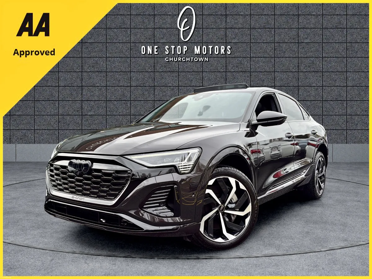 2024 Audi Q8 ETRON 55 QUATTRO SLINE BLK E*PAN ROOF - Image 1
