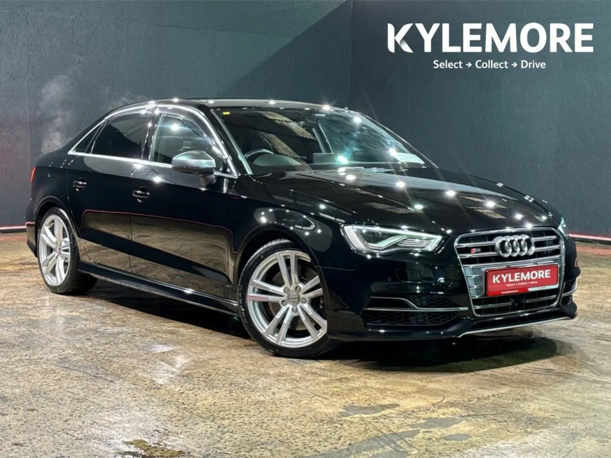 Audi S3 2.0 4WD - BLACK LEATHER - FACTORY ALLOYS - - Image 1