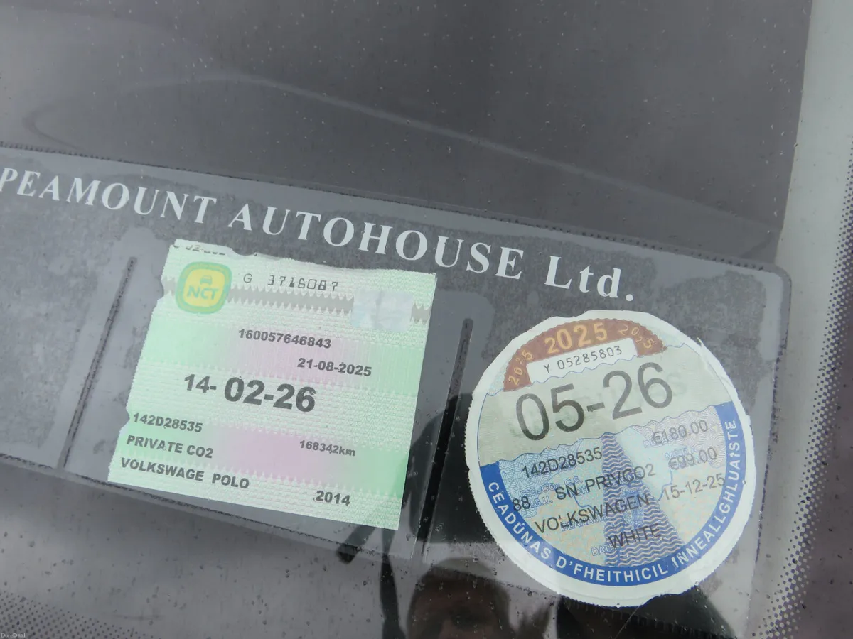 Volkswagen Polo 2014 DIESEL 3DR IN WHITE NCT 27 - Image 4