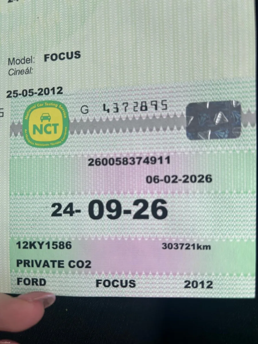 Ford Focus Edge NCT until 09/26 - Image 4