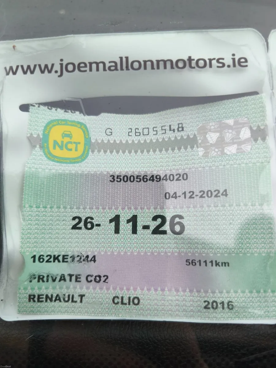Renault Clio 1.2 Petrol 4DR, 2016, NCT/TAX 11/26 - Image 4
