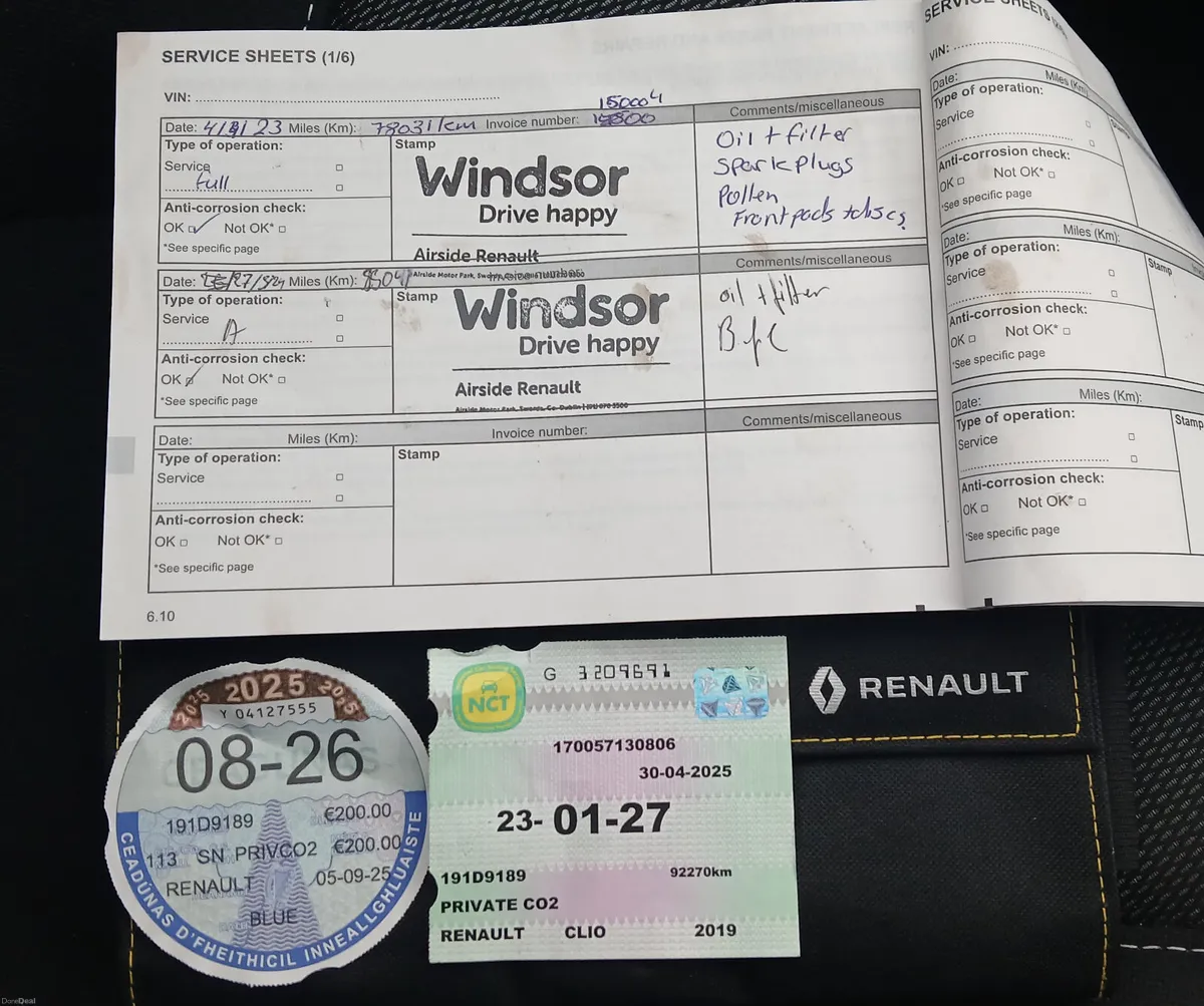 Renault Clio 2019 * NEW NCT & TAX* DYN NAV 5dr - Image 2