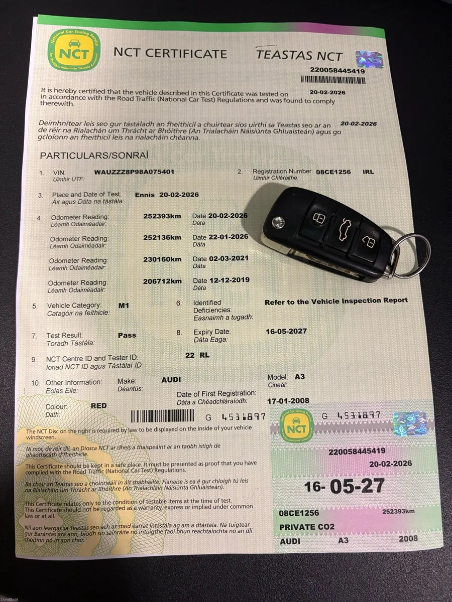 Audi A3 NEW LONG NCT - Image 1
