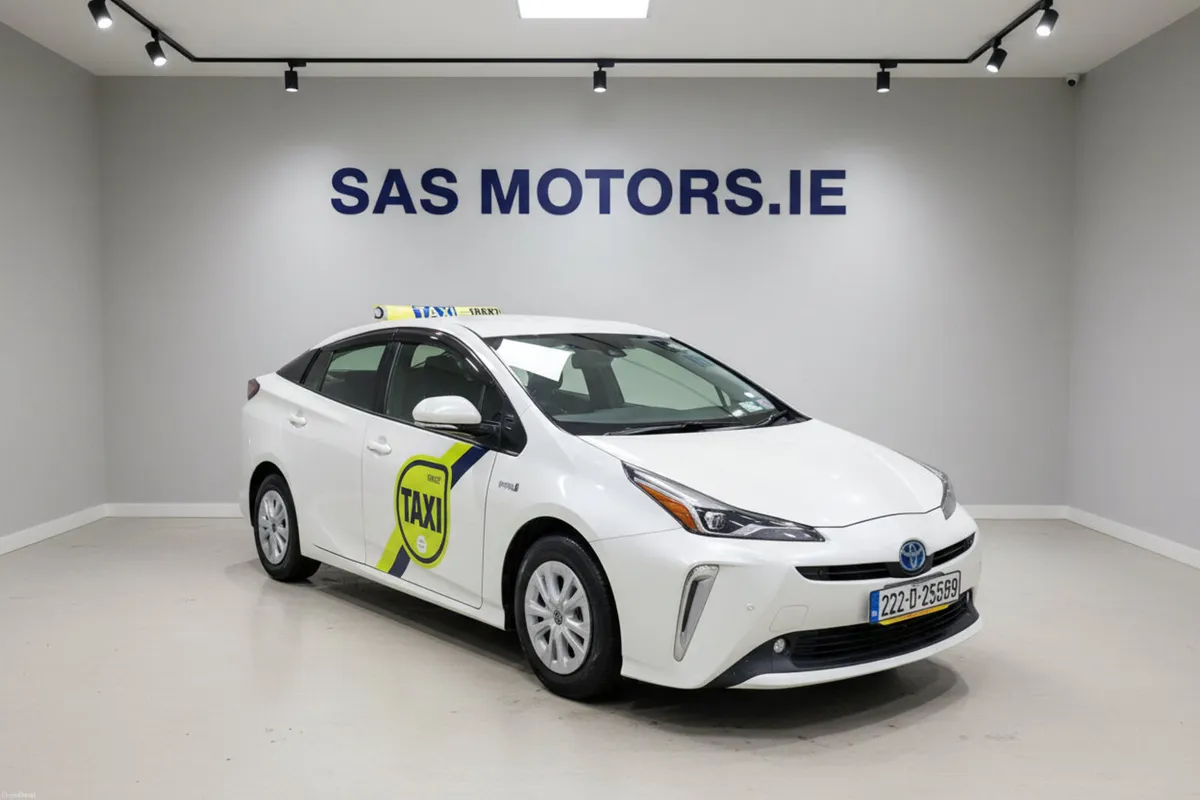 Toyota Prius 2022 Ready Taxi with Plate to Rent - Image 1