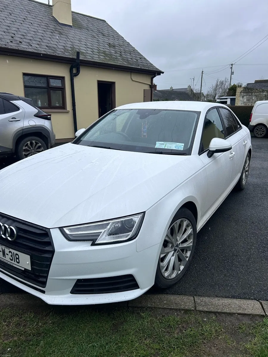 White Audi A4 (Black Edition) - Image 4