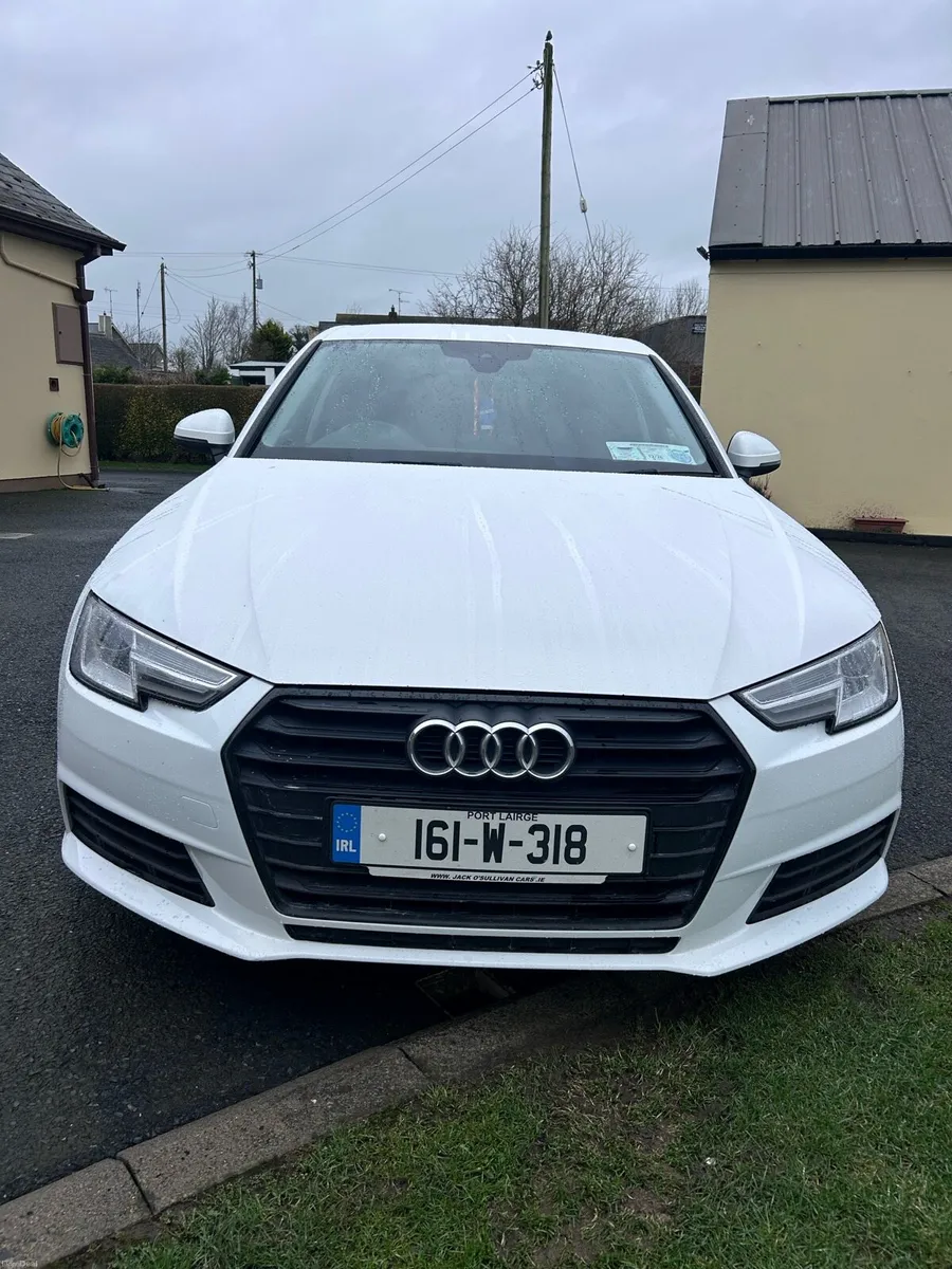 White Audi A4 (Black Edition) - Image 1