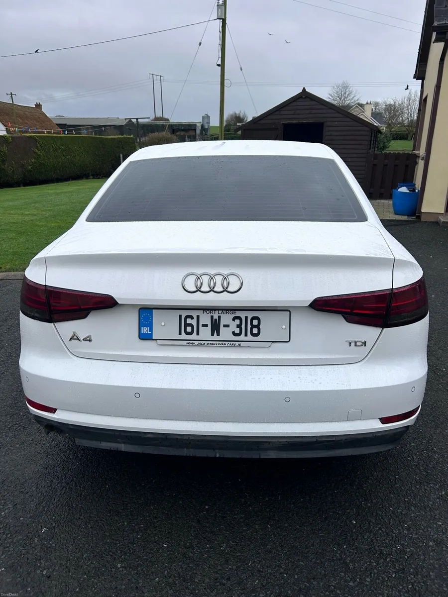 White Audi A4 (Black Edition) - Image 3