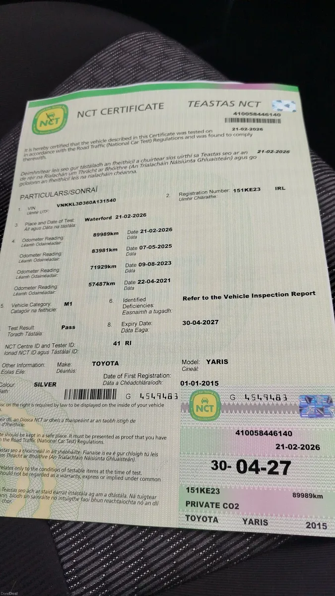 2015 Toyota Yaris Sol 1.0 VVTI 5door - Image 2