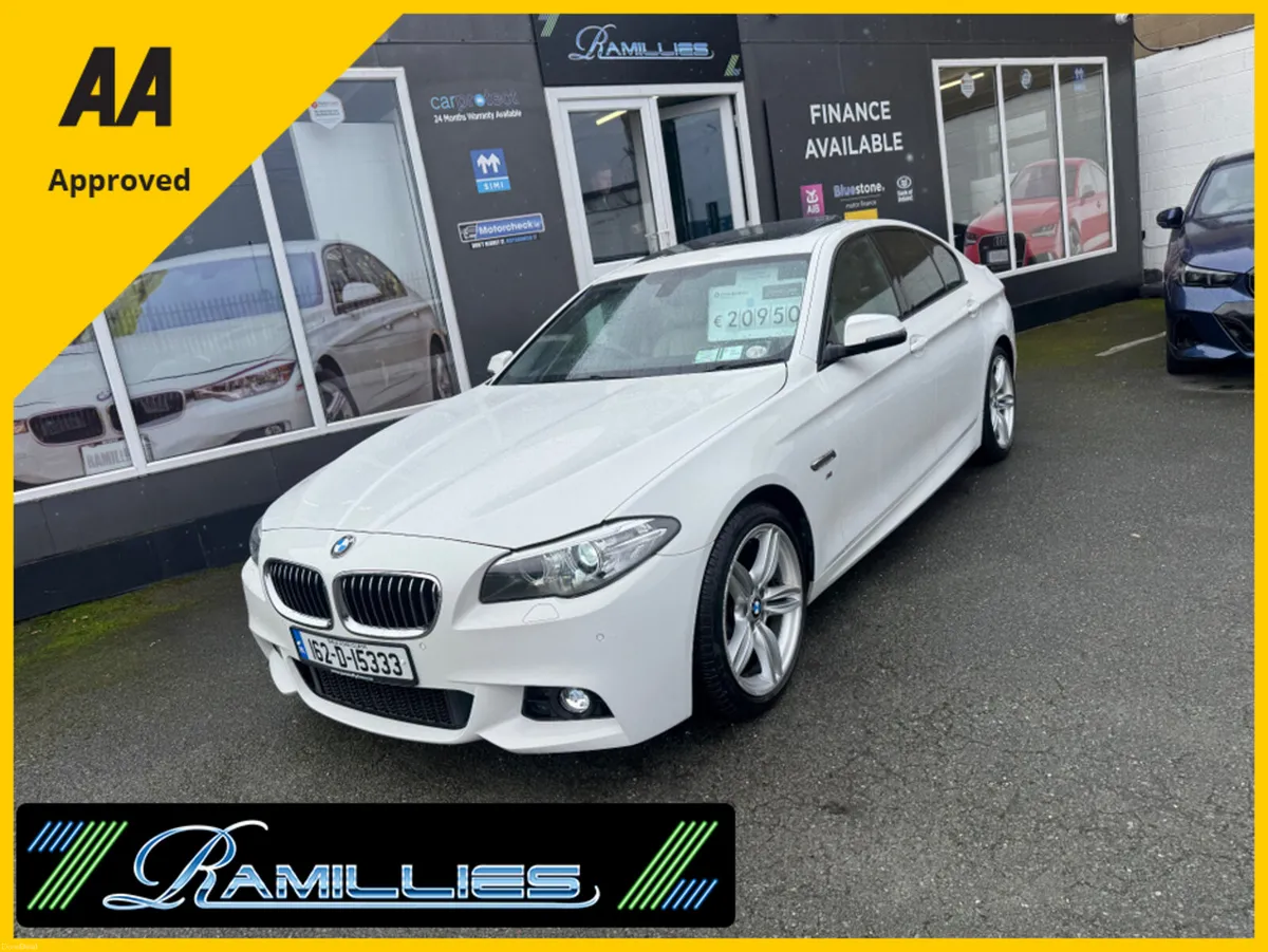 BMW 5-Series 520D AUTO M-SPORT, Low Mileage, 12 Mo - Image 1