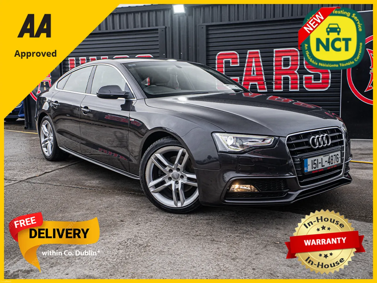 2015 Audi A5 S-Line 2.0d/New NCT/Warranty - Image 1