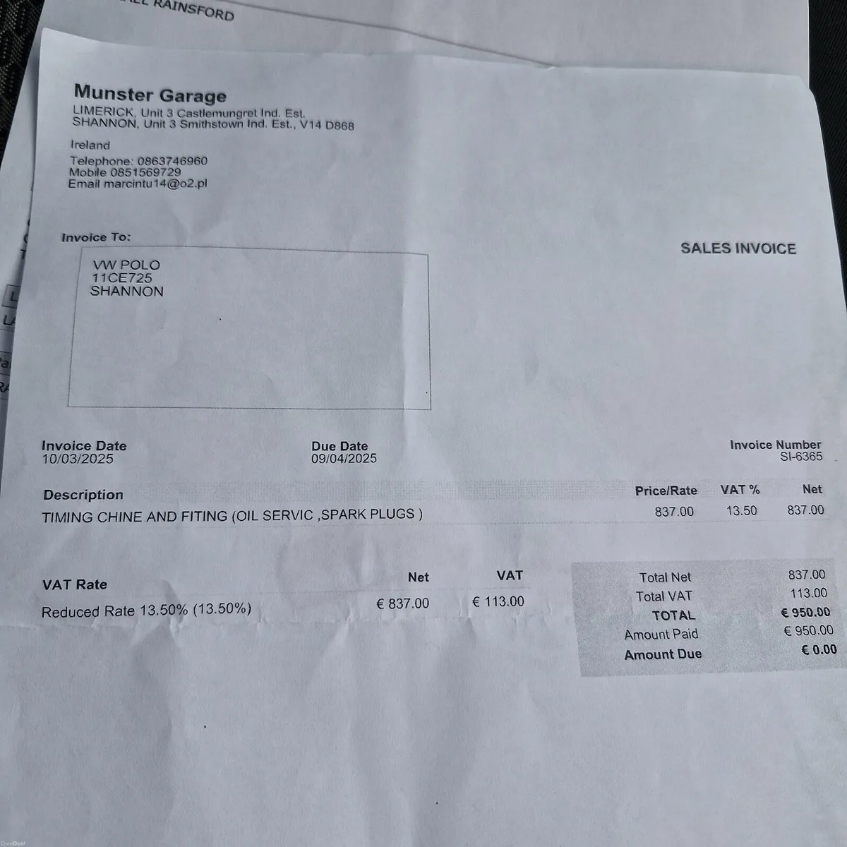 Volkswagen Polo Timing Chain Done Super Condition - Image 2