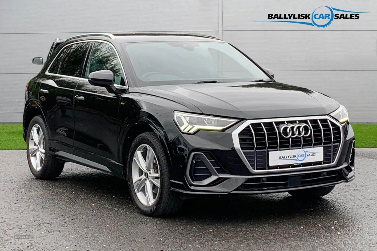 Audi Q3 2.0 TDI 35 S line S Tronic in Black with 5 - Image 1