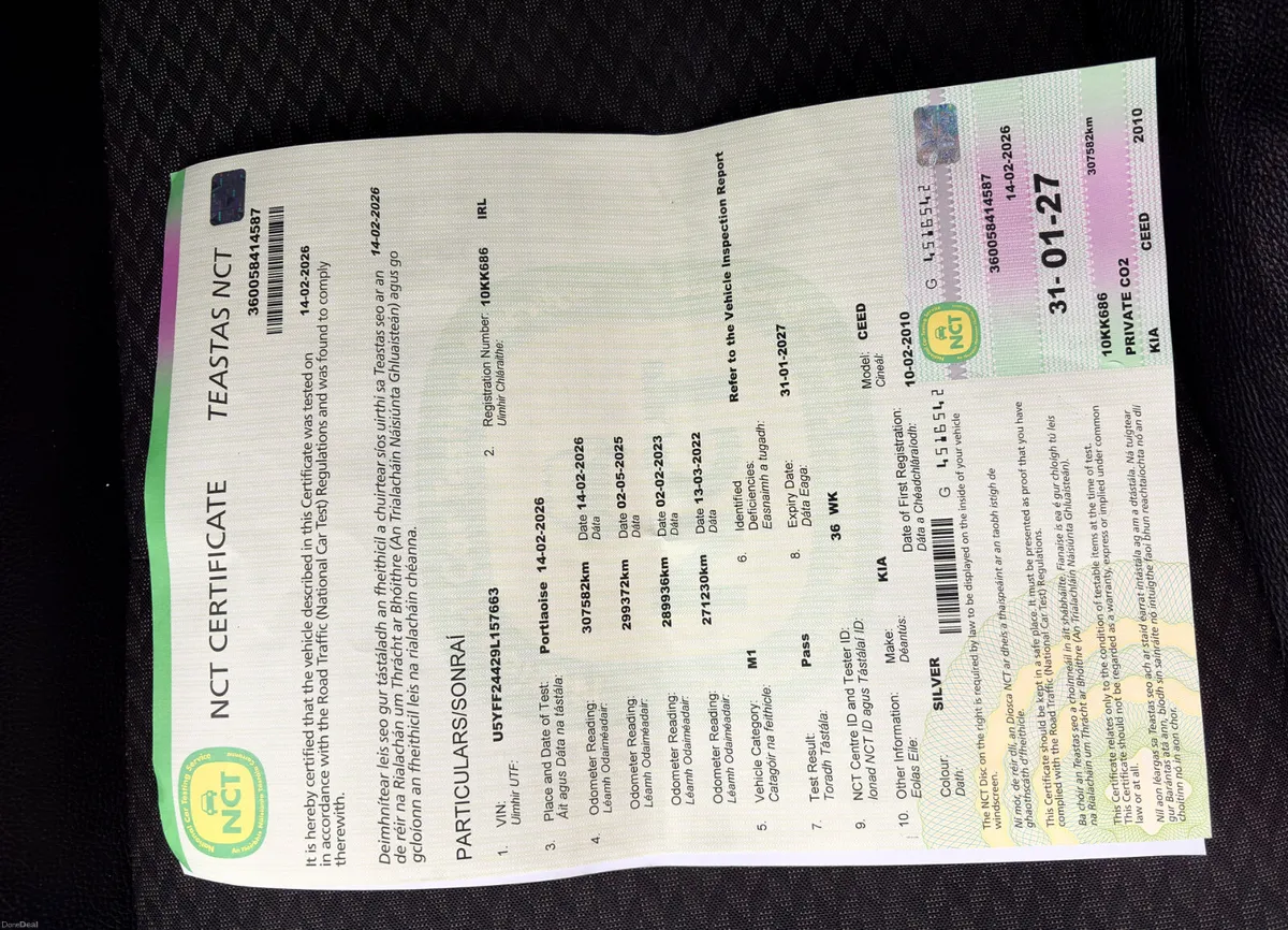 Kia Ceed 2010 1.6 CRDi new nct 2/27 - Image 3