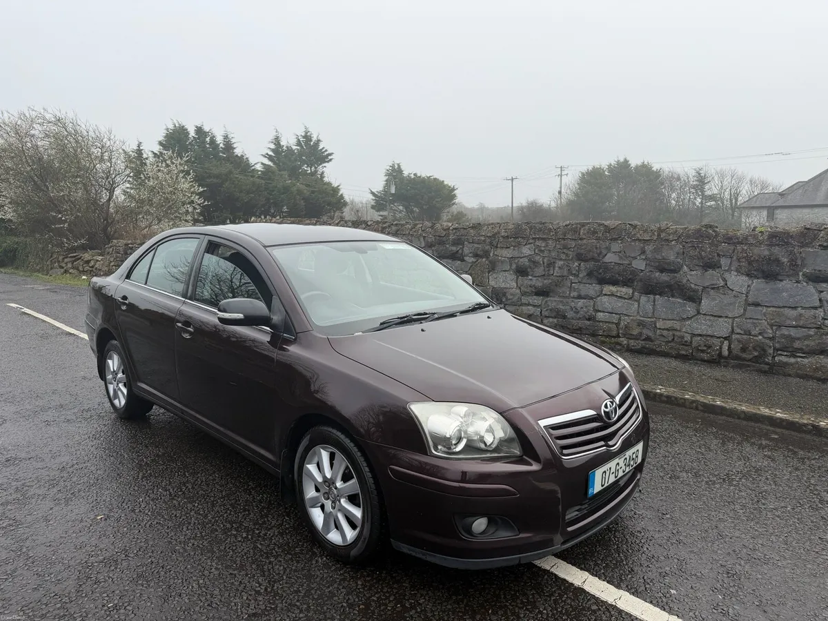 07 Toyota Avensis Automatic Nct&Tax - Image 1