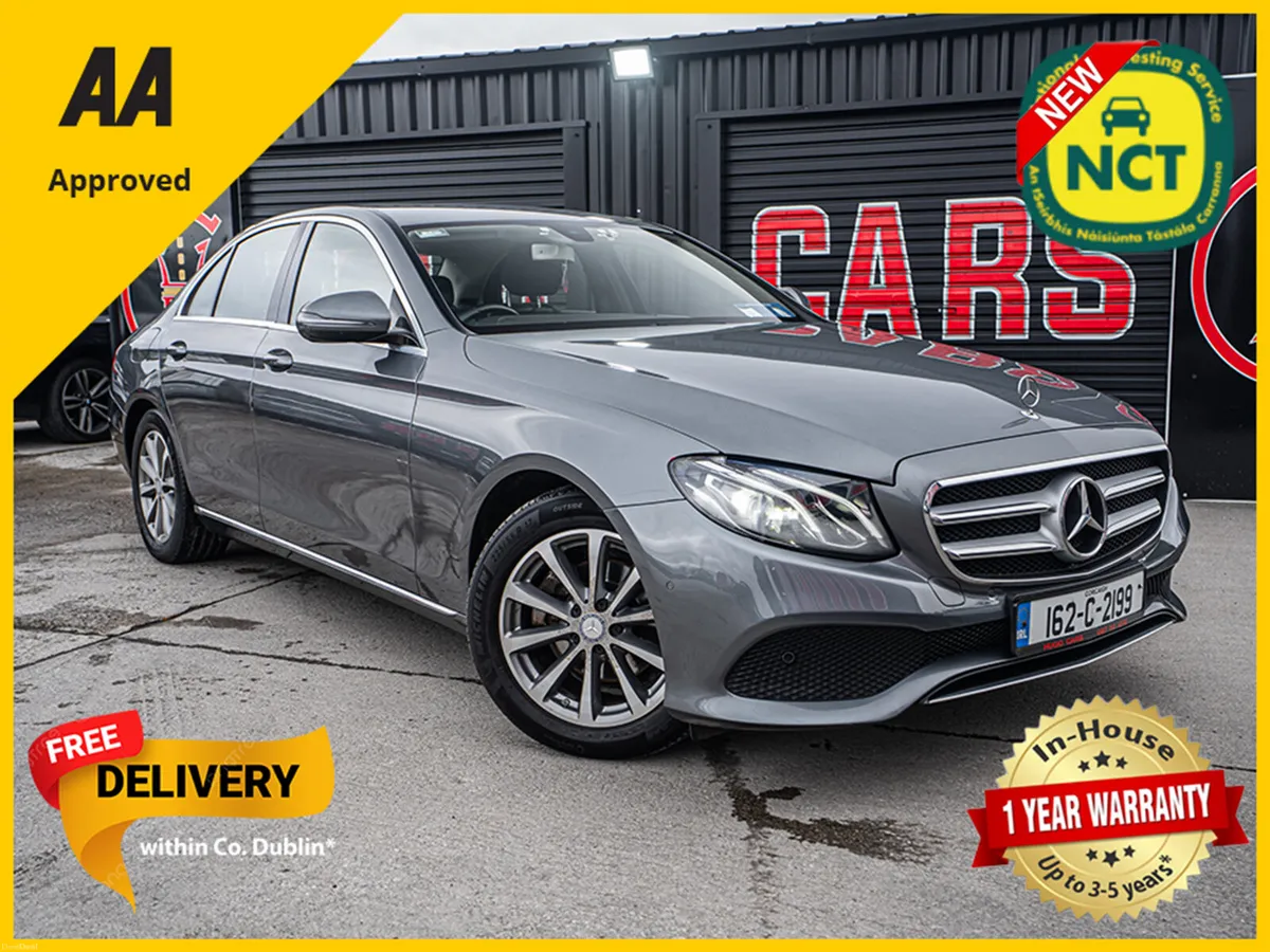 162 Mercedes E220 Auto/New NCT/Irish/1yr warranty - Image 1