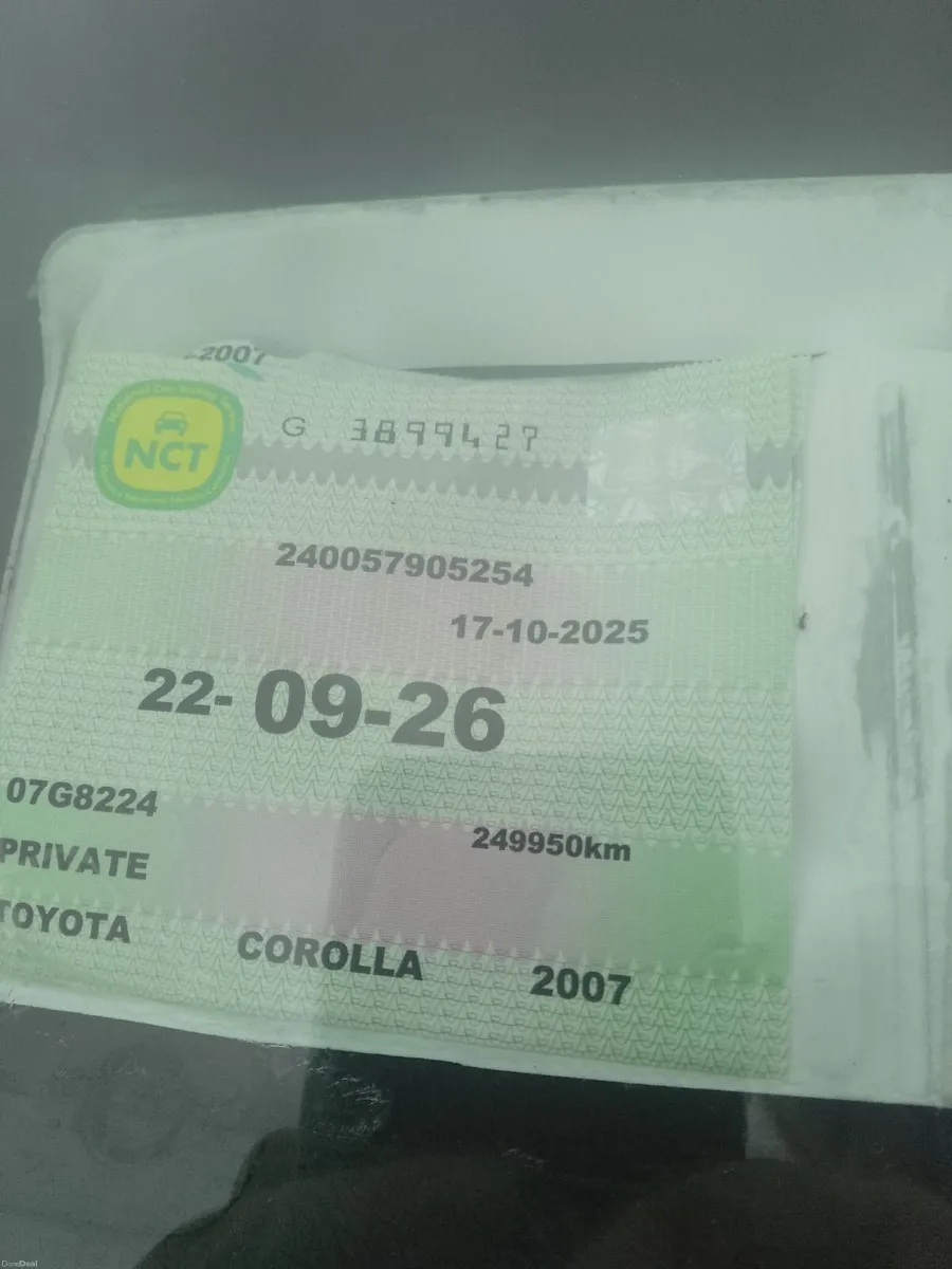 Toyota Corolla 2007 - Image 2