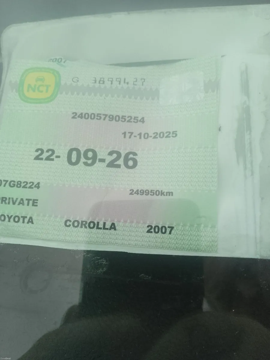 Toyota Corolla 2007 - Image 1