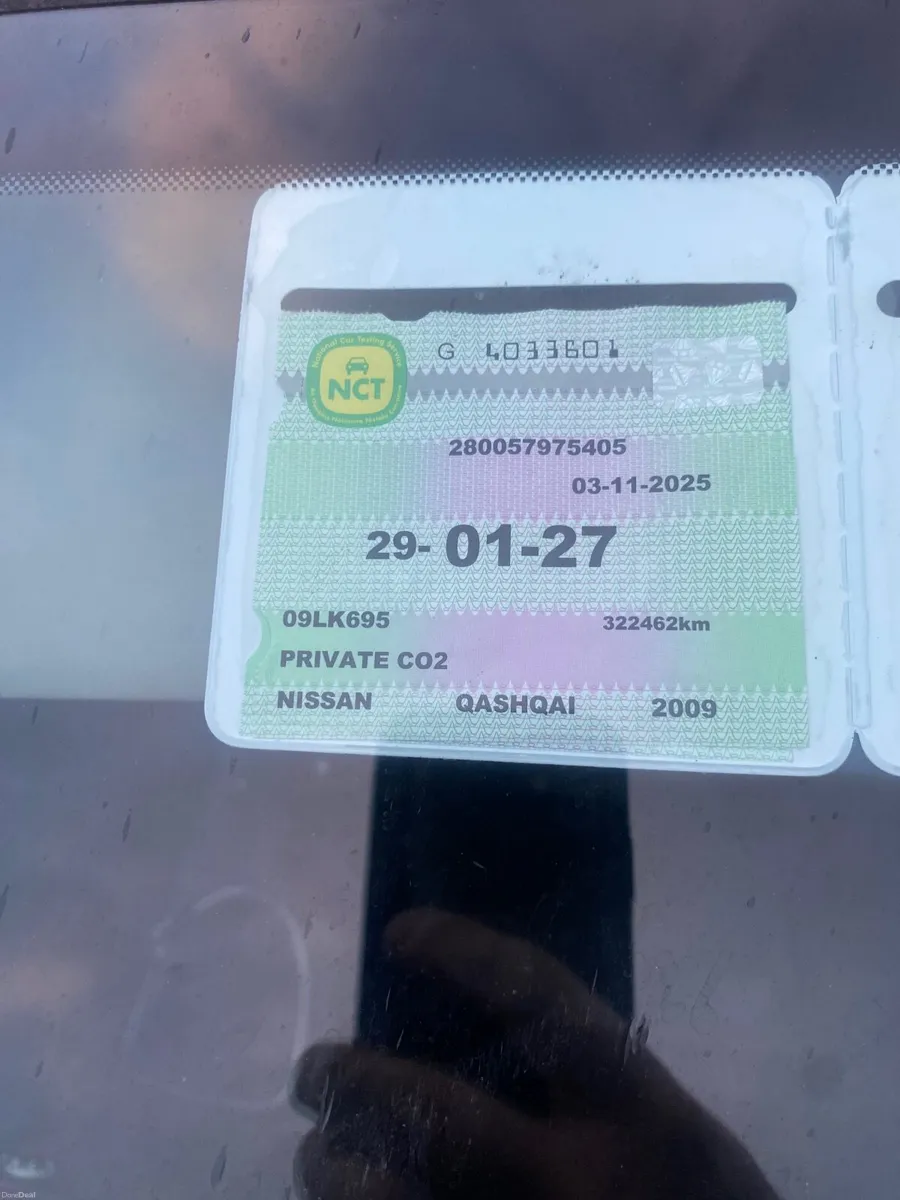 Nissan Qashqai 2009 new nct - Image 2