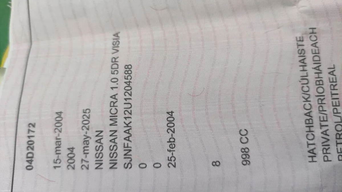 Nissan Micra for sale NCT and taxed - Image 2