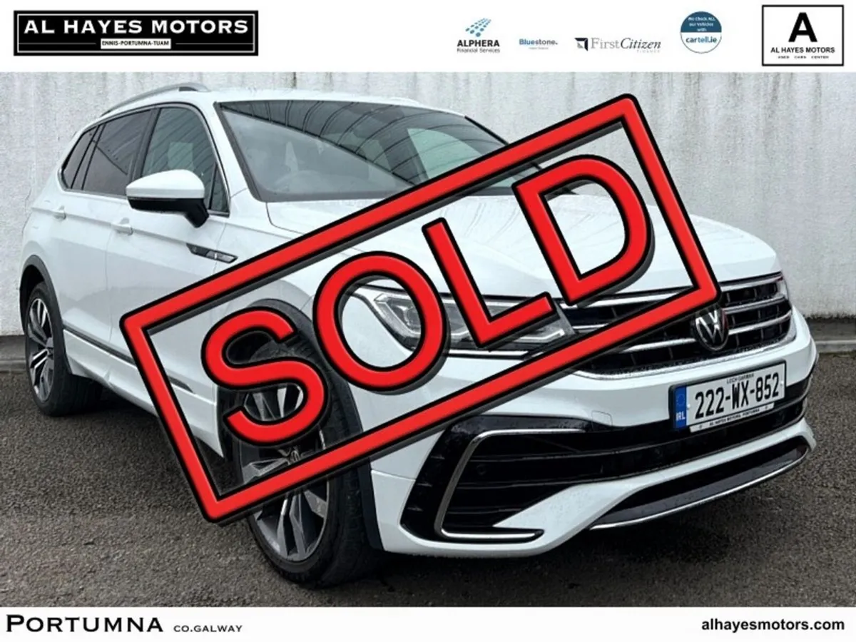 Volkswagen Tiguan Allspace SOLD SOLD 2022 7 SEATER - Image 1