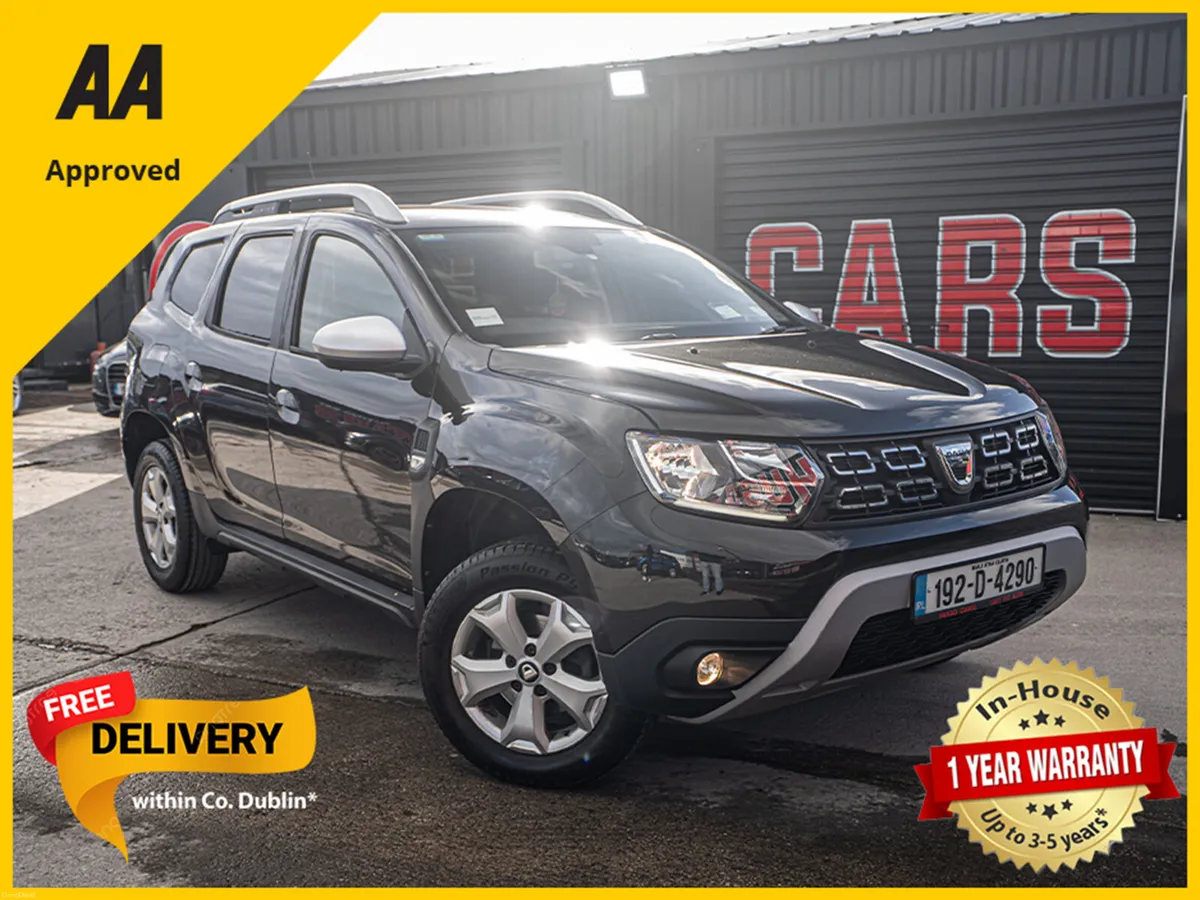 192 Dacia Duster 1.6/Low kms/Irish/1yr warranty - Image 1
