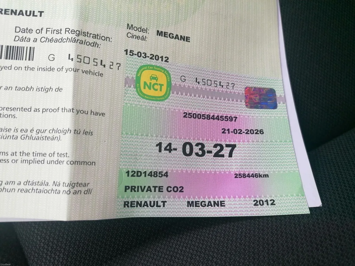 Renault Megane new N. C. T March 2027 - Image 2