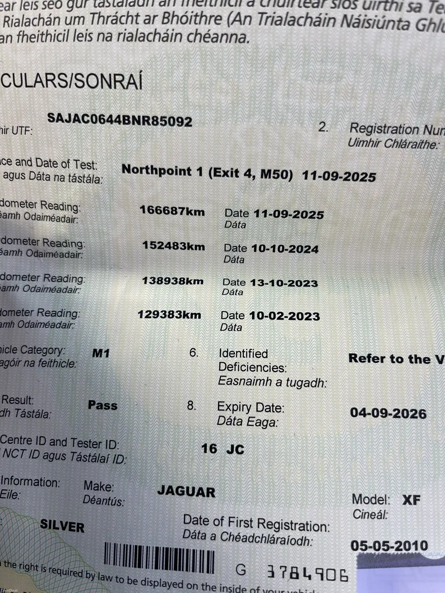 Jag XF 172 kms €5500 - Image 2
