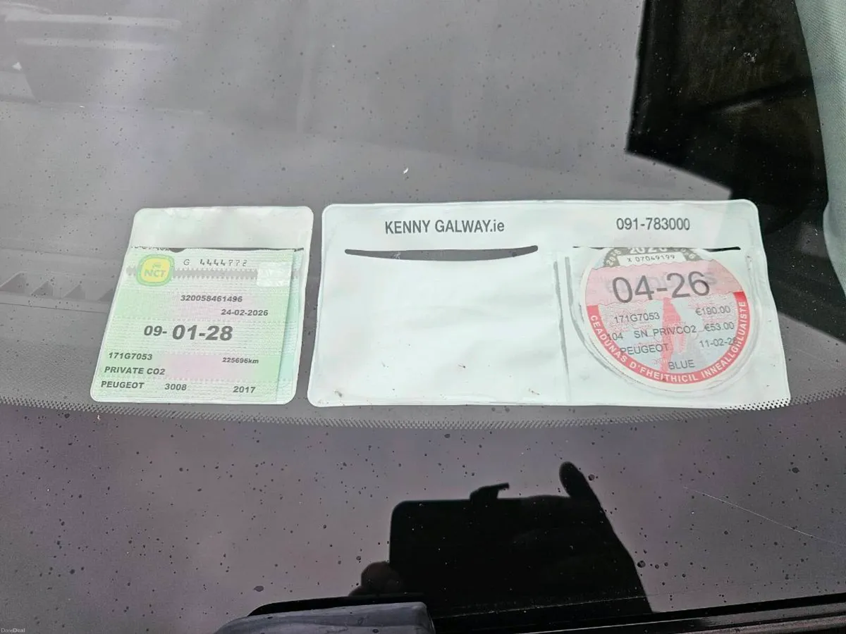 Peugeot 3008 2017 NEW NCT - Image 1