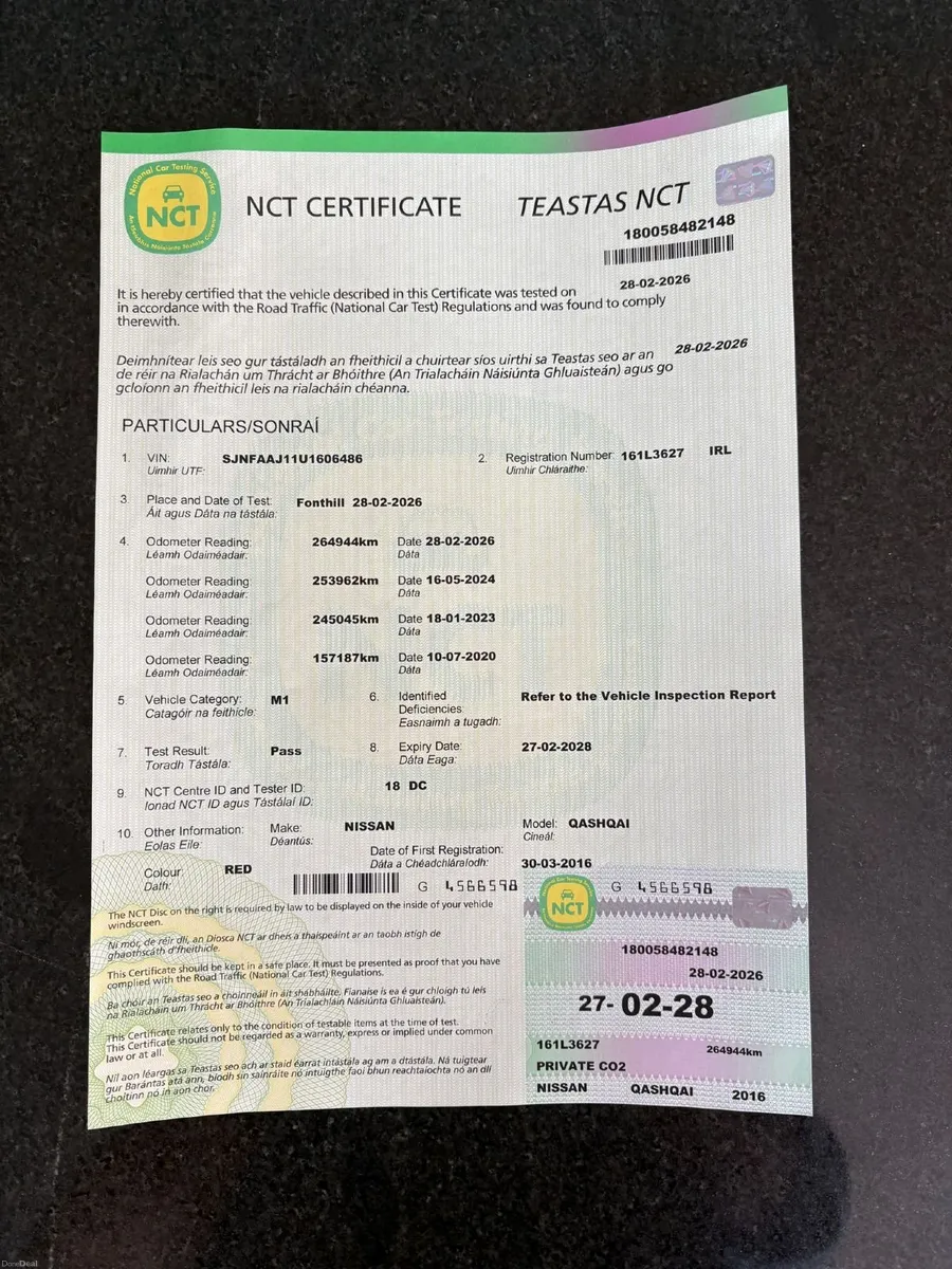 Nissan Qashqai 2016, fresh NCT, €5900 ONO - Image 2