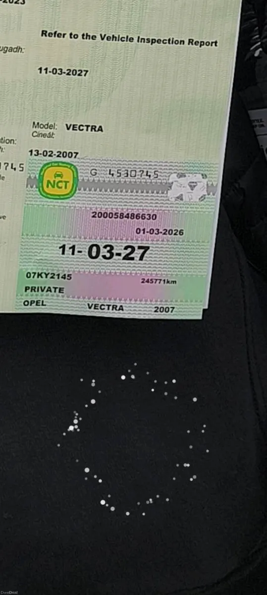 Opel Vectra New NCT 03/2026 - Image 2