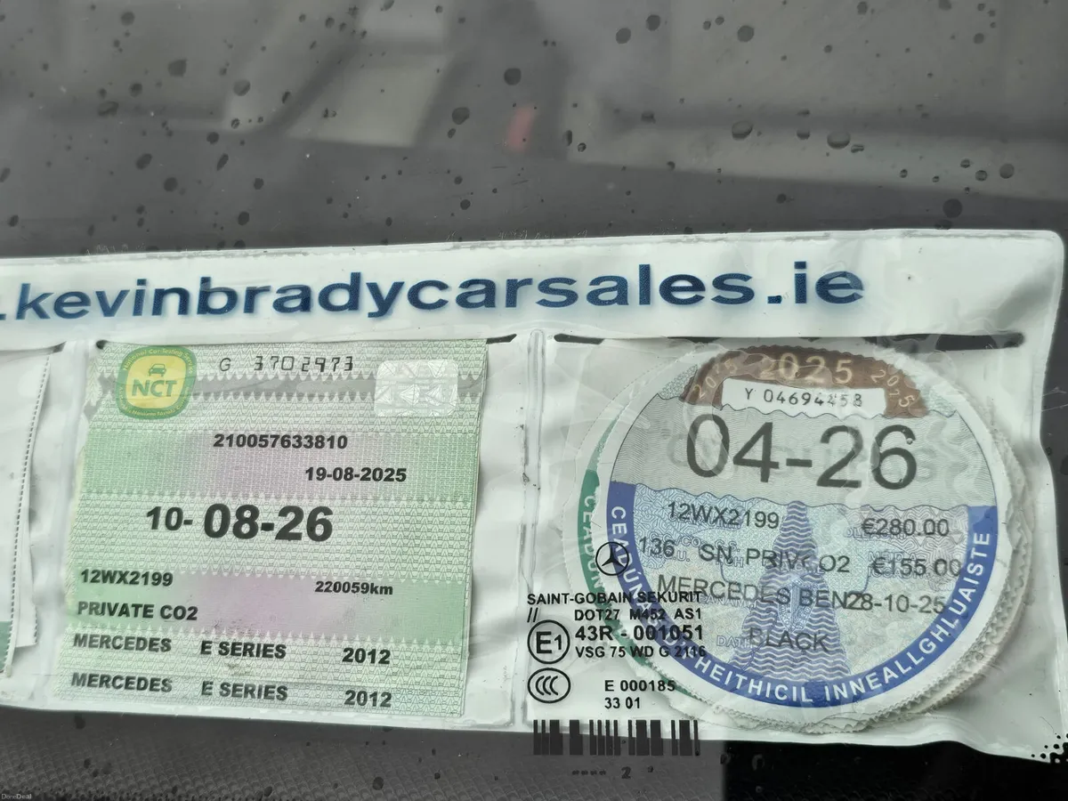 Mercedes-Benz E-Class 2012 nct&tax €4900 - Image 3