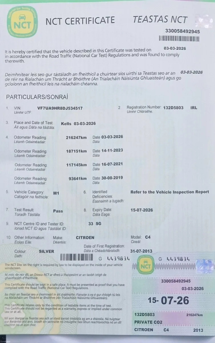 Picasso C4 new nct - Image 2