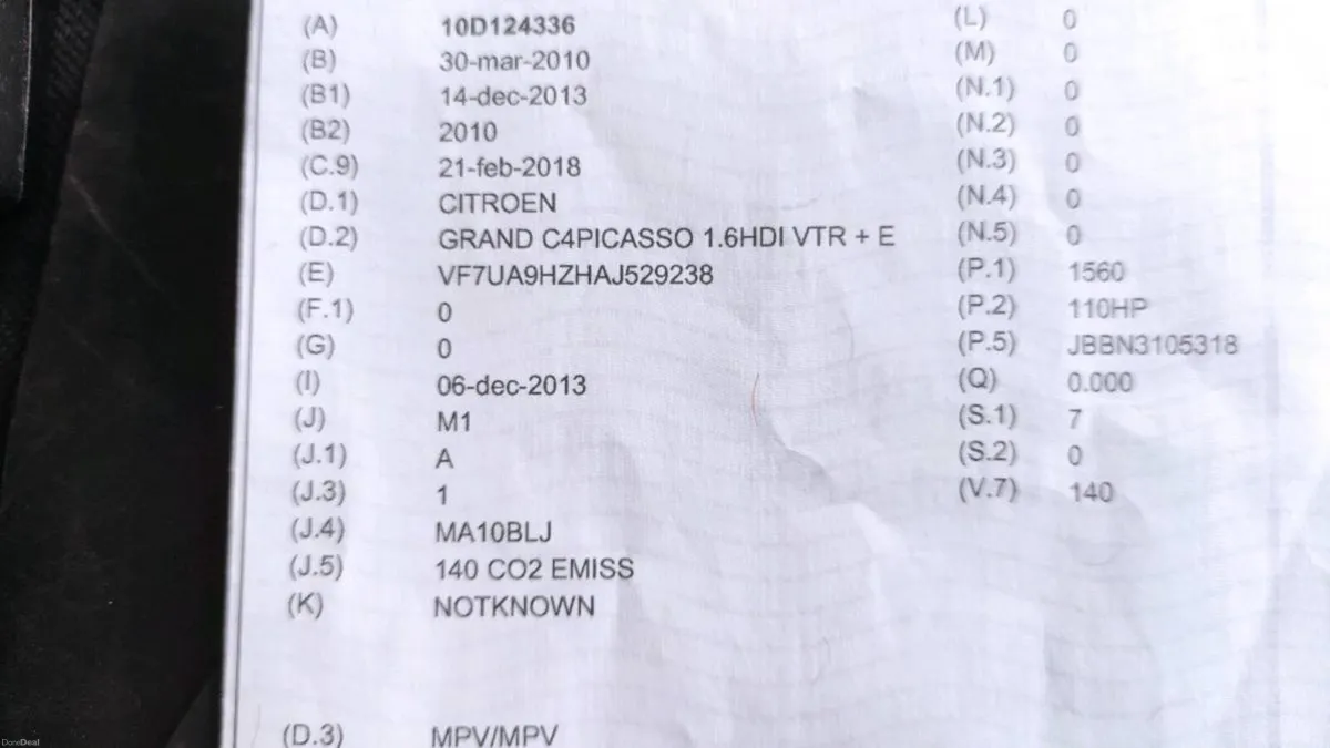 Citroen 7 seater  automatic for sale - Image 2