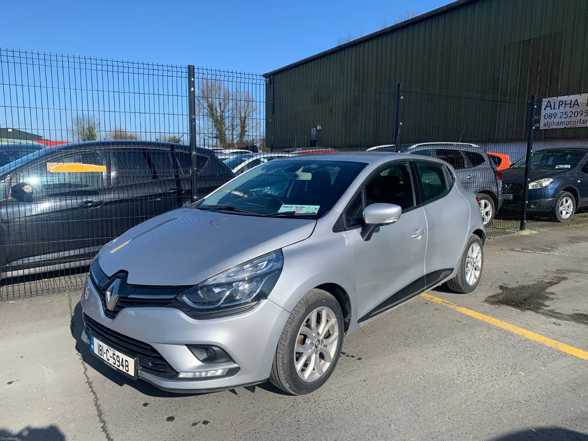 Renault Clio 2018 1.1 litter petrol NCT 01/28 - Image 1