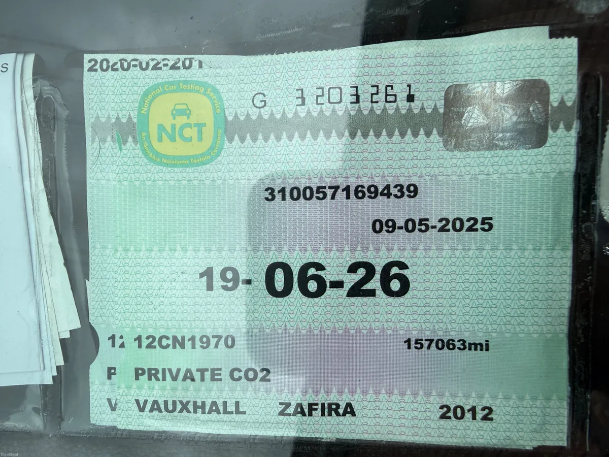 Vauxhall Zafira 1.7 DIESEL 7 SEATER 2012 - Image 3