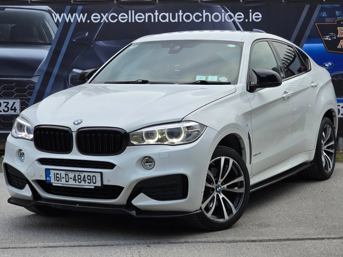 BMW X6 2016 40D M-SPORT WHITE IMMACULATE - Image 2