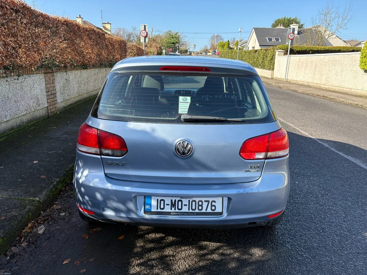 2010 VW Golf 1.6 TDI NCT 08/26 TAX 09/26 - Image 3