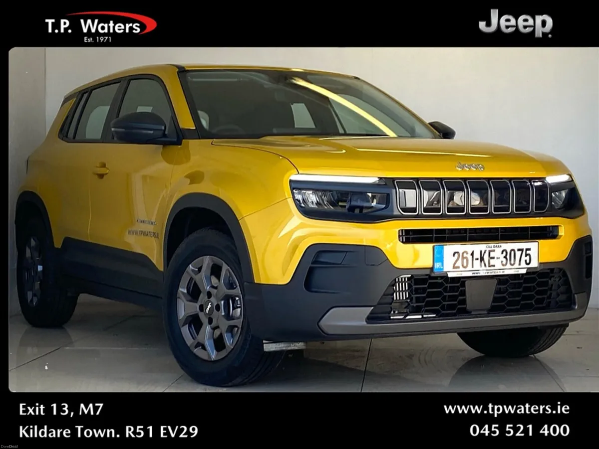 Jeep Avenger 1.2 HYBRID - AUTOMATIC - 5 YEAR WARRA - Image 1