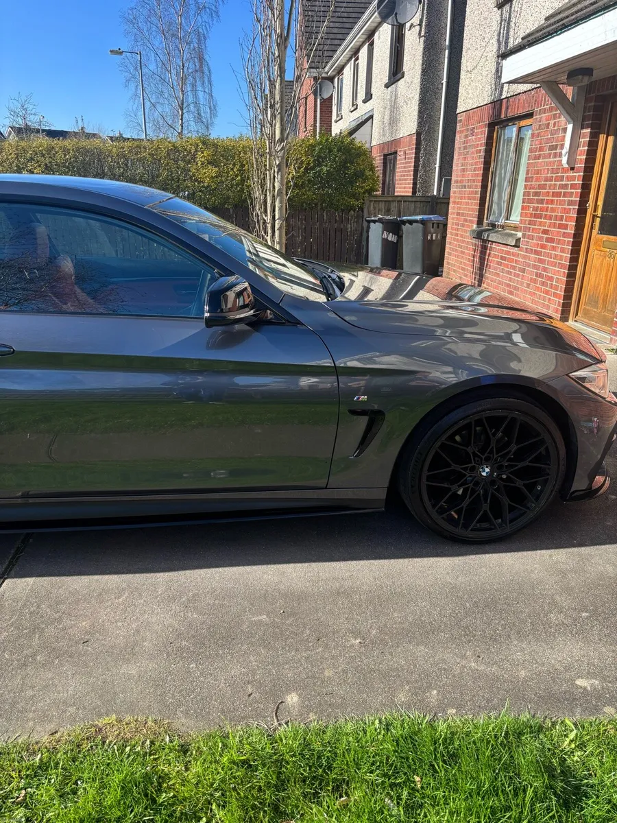 BMW 420d Automatic M sport Coupe Grey Red leather - Image 4