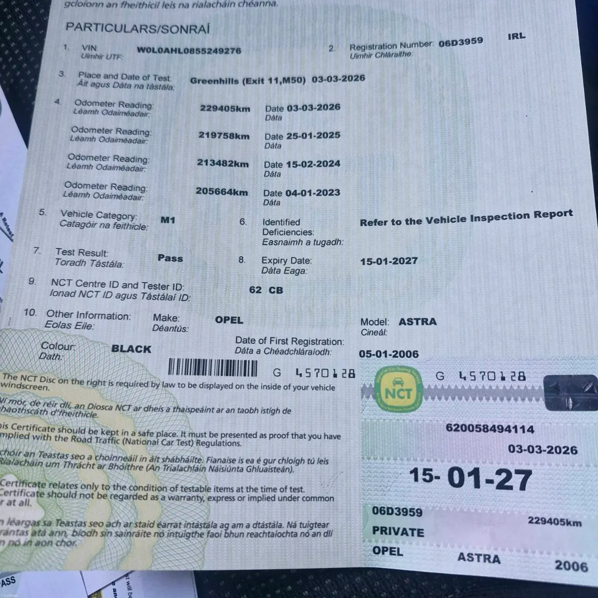 Opel Astra New NCT - Image 3