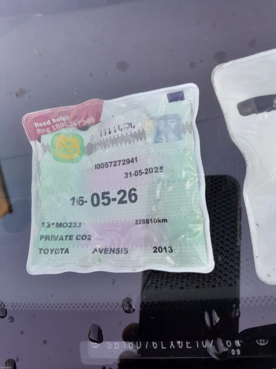 2013 Toyota Avensis d4d nct 05/26 tax 7. 26 .€3200 - Image 4