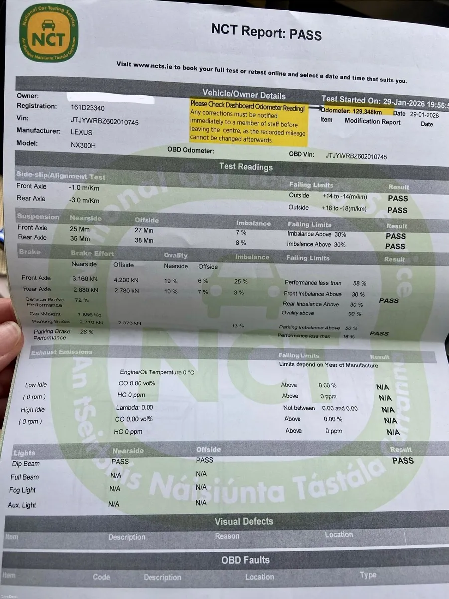 Lexus NX Executive, Lexus relax warranty, - Image 2