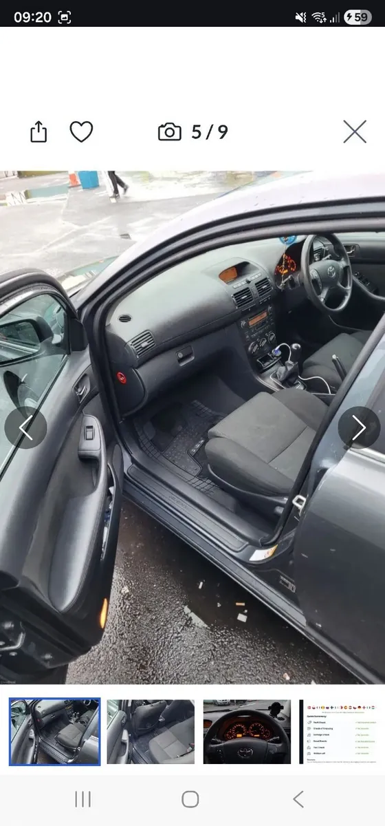 Toyota Avensis new NCT & long TAX - Image 3