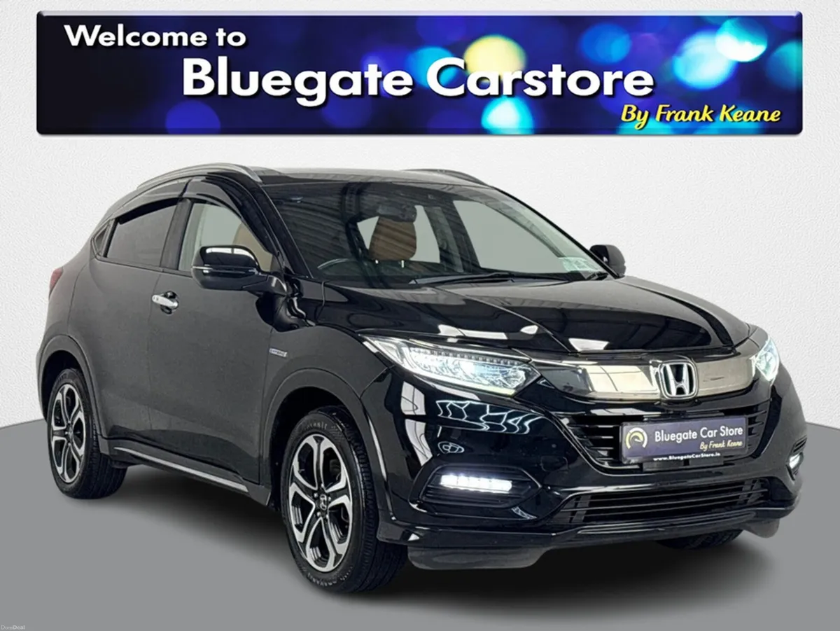 Honda Vezel HEATED HALF LEATHER BROWN SEATS**HEATE - Image 1