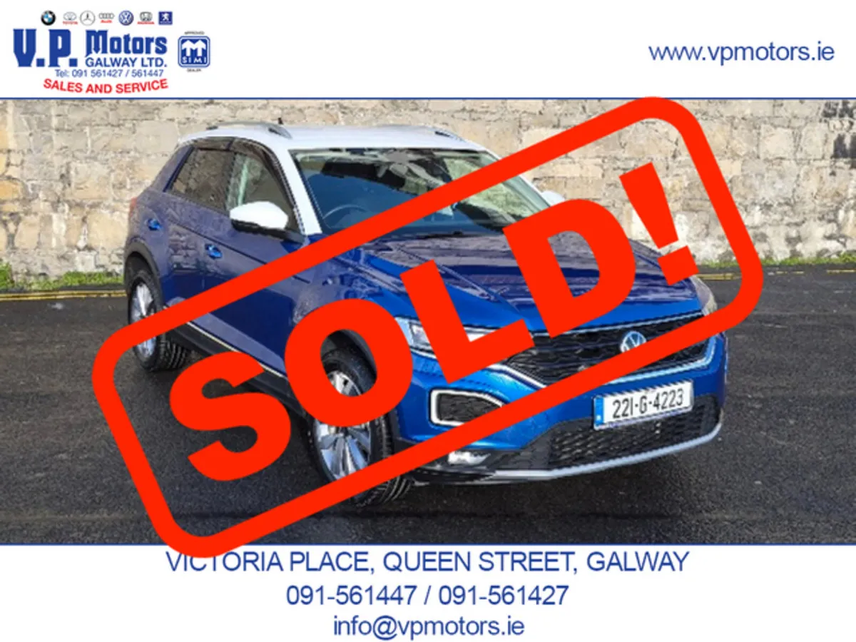 25,000KM! HIGH SPEC T-ROC SPORT 1.5, AUTOMATIC. - Image 1