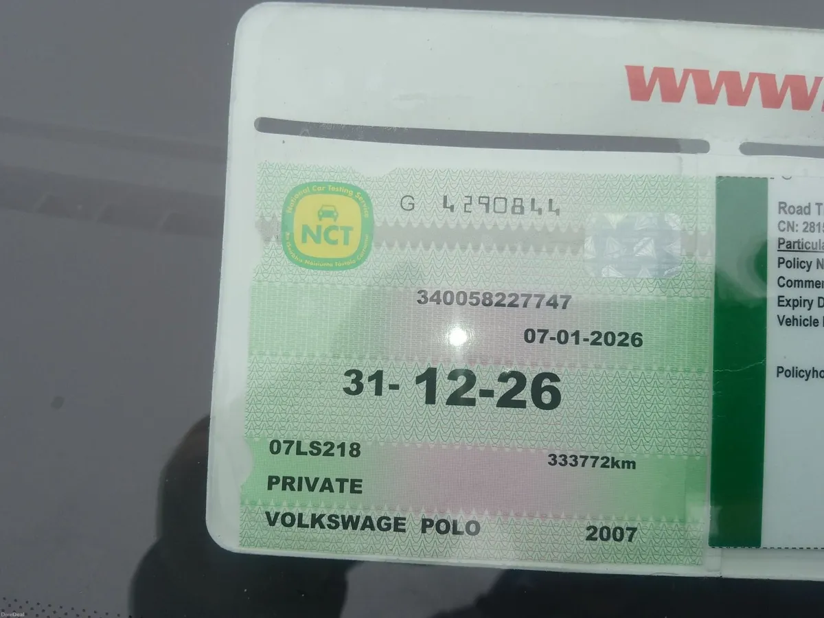 POLO 1.2 PETROL NEW NCT 31/12/2026 - Image 2