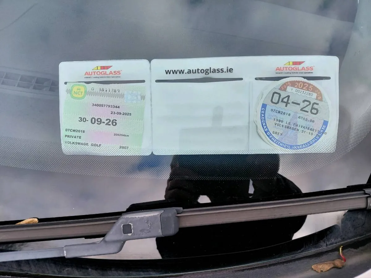 2007 VW Golf 1.4 Petrol Taxed and NCT - Image 4